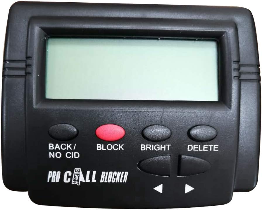 SDENSHI Call Blocker for Landline Phones with Caller ID Display Dual Signal FSK/DTMF : Electronics