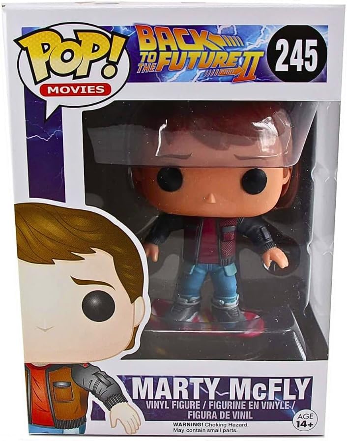 Funko Pop Movies Back To The Future 2 Marty McFly On Hoverboard Exclusive Vinyl Figure