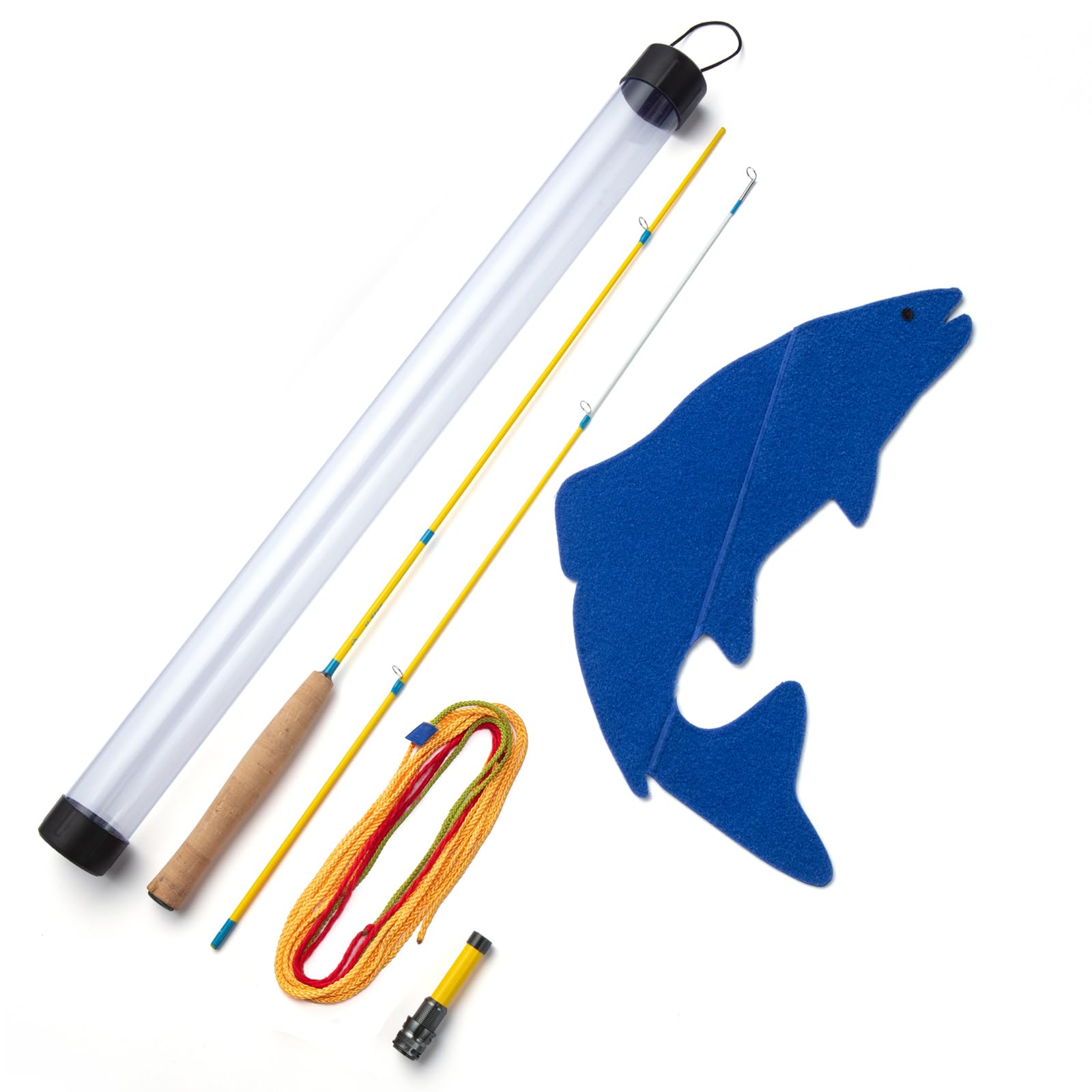 Amazon | Maxcatch 4'0'' 練習用フライロッド-初心者向け 2ピースの
