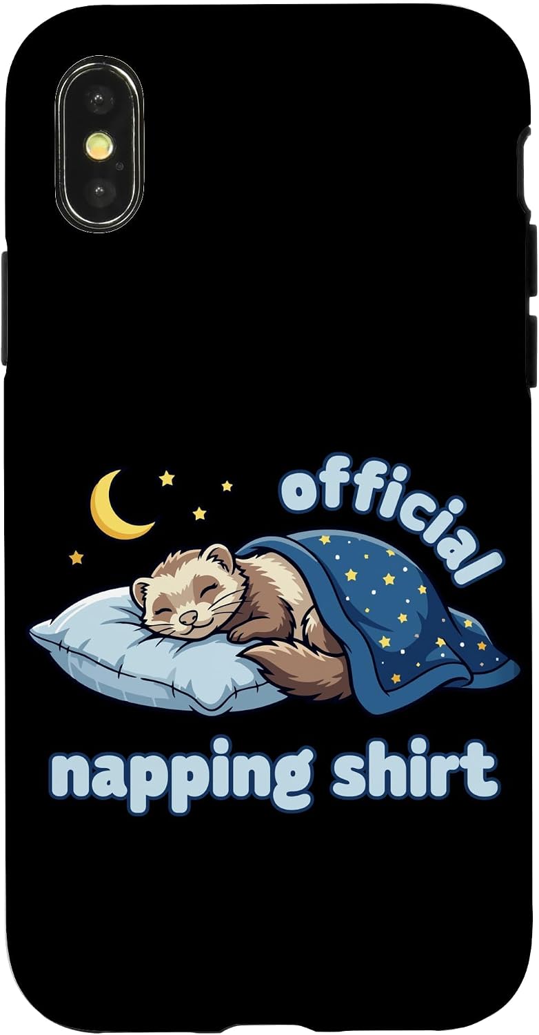 Official Napping Ferret Animal Lover Pet Ferrets Owner Case for iPhone 11 image 5