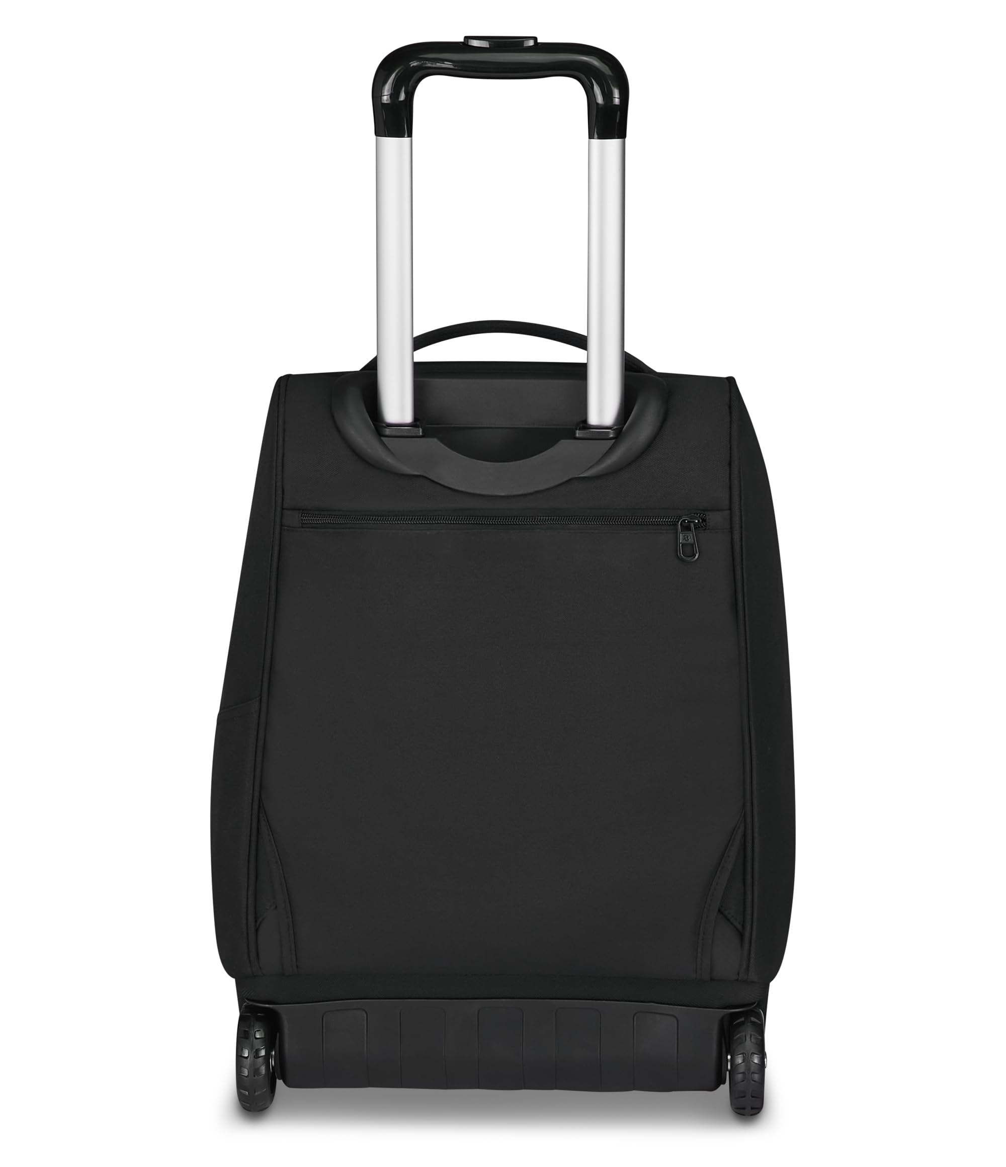 Invicta Trolley Scuola Fisso New Benin Solid, Nero, 2 in 1, Doppio Uso, Trolley e Zaino, Zaino Scuola Viaggio, Ragazzo e Ragazza