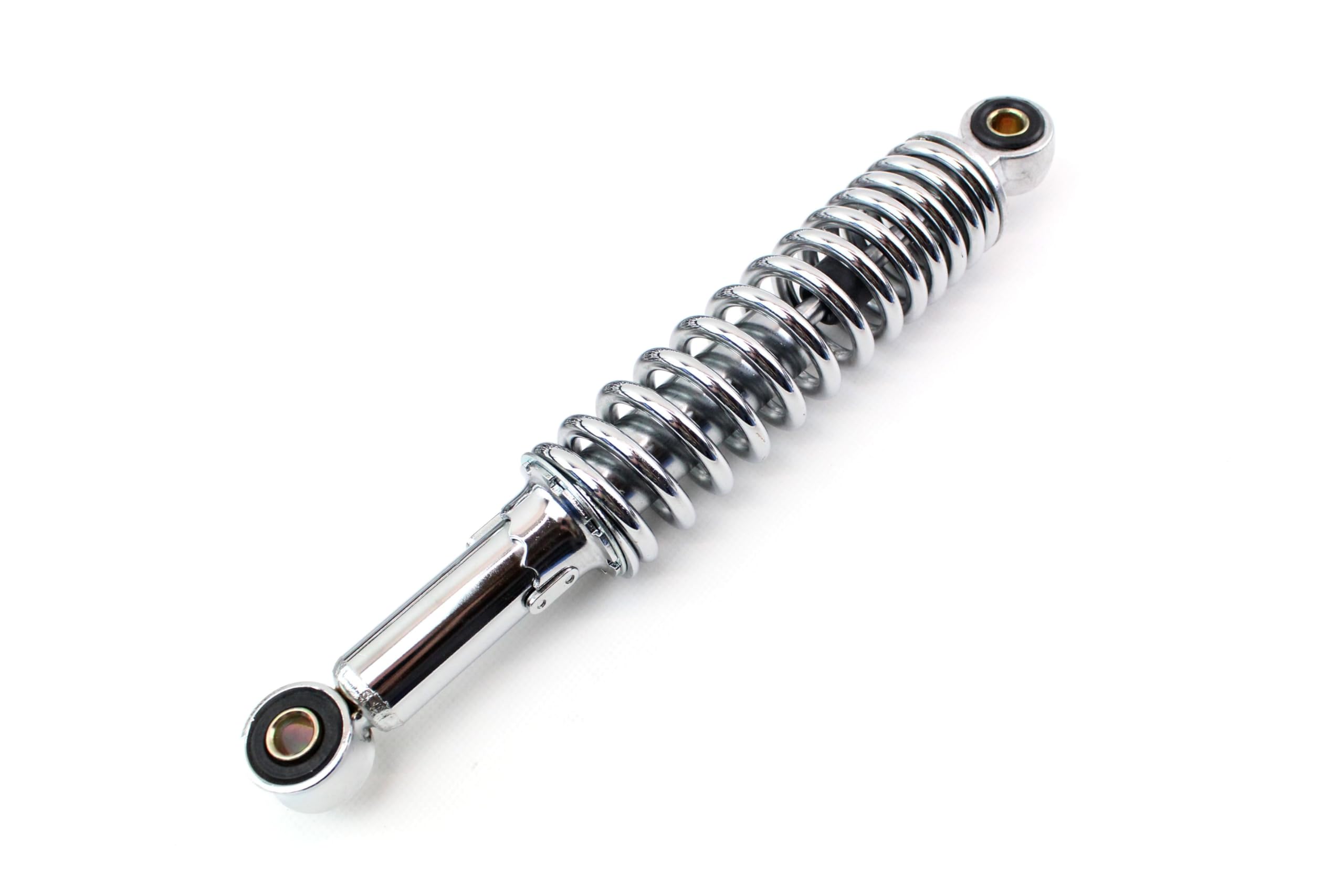 Tieferlegungs Set 4 Stoßdämpfer Federbein 260mm + 280mm verstellbar verchromt für Simson Vogelserie und DUO