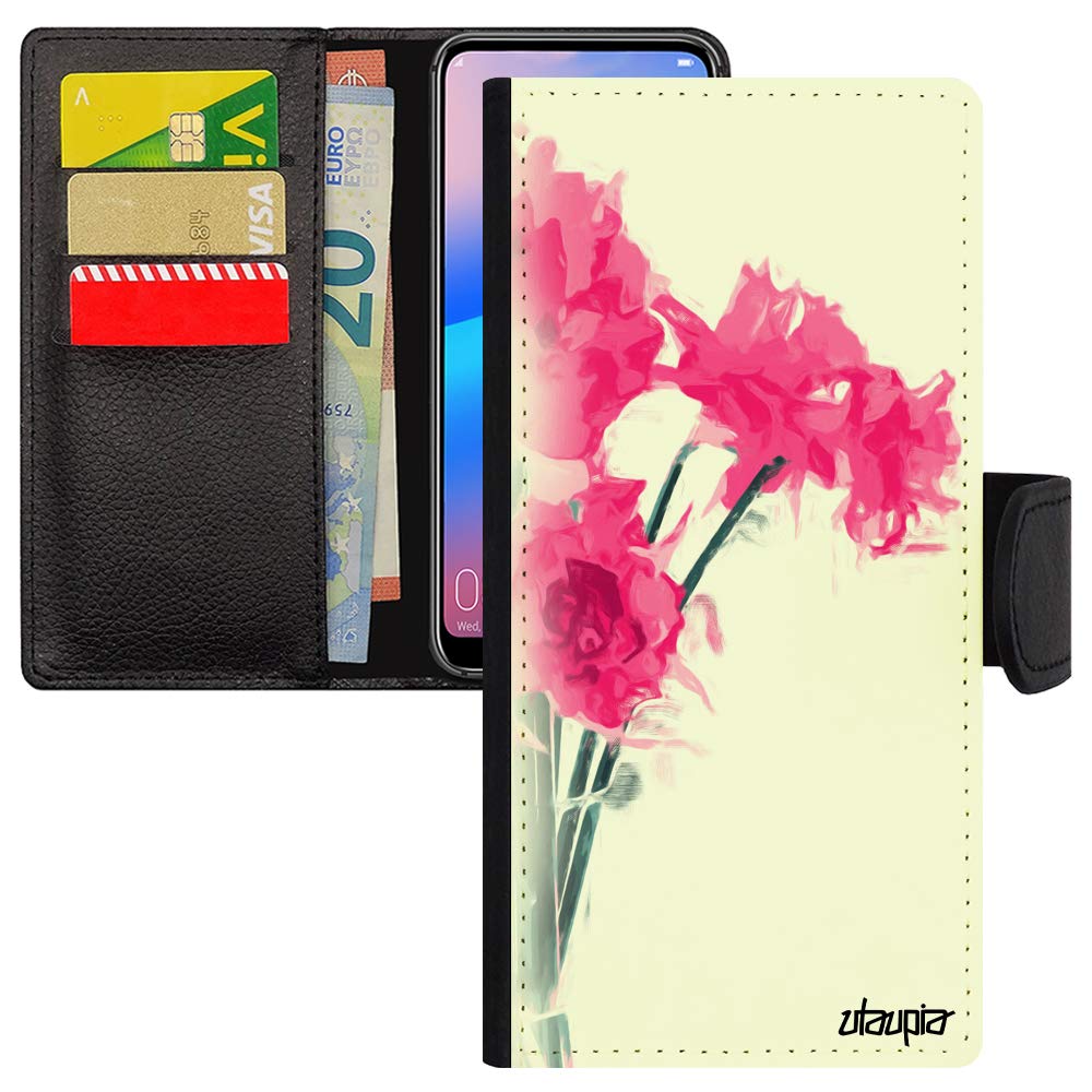 Coque Xiaomi Redmi Note 9 Pro antichoc étui portefeuille floral
