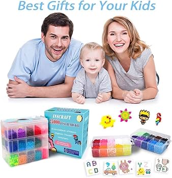 Amazon.com: 25,000 pcs Fuse Beads Kit 26 Colors 5MM