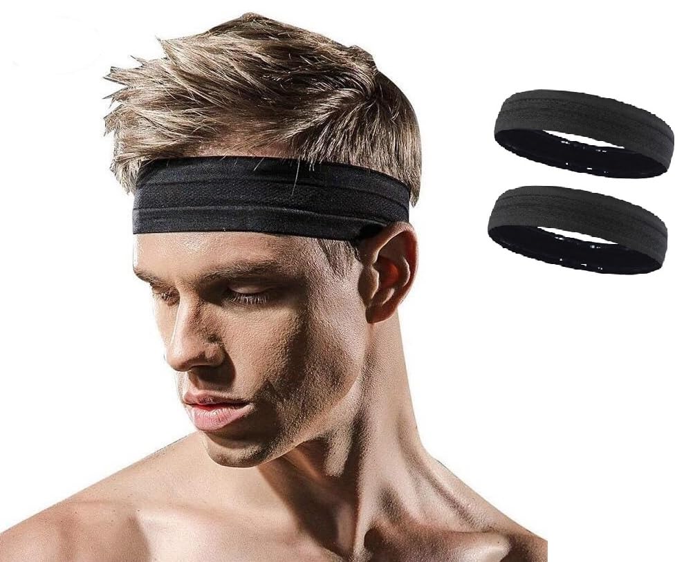 Great FiveSport Headbands Running Headbands for Woman, Headband for Men, Elastic Exercise Sweat Bands, Head Bands Unisex - One Size