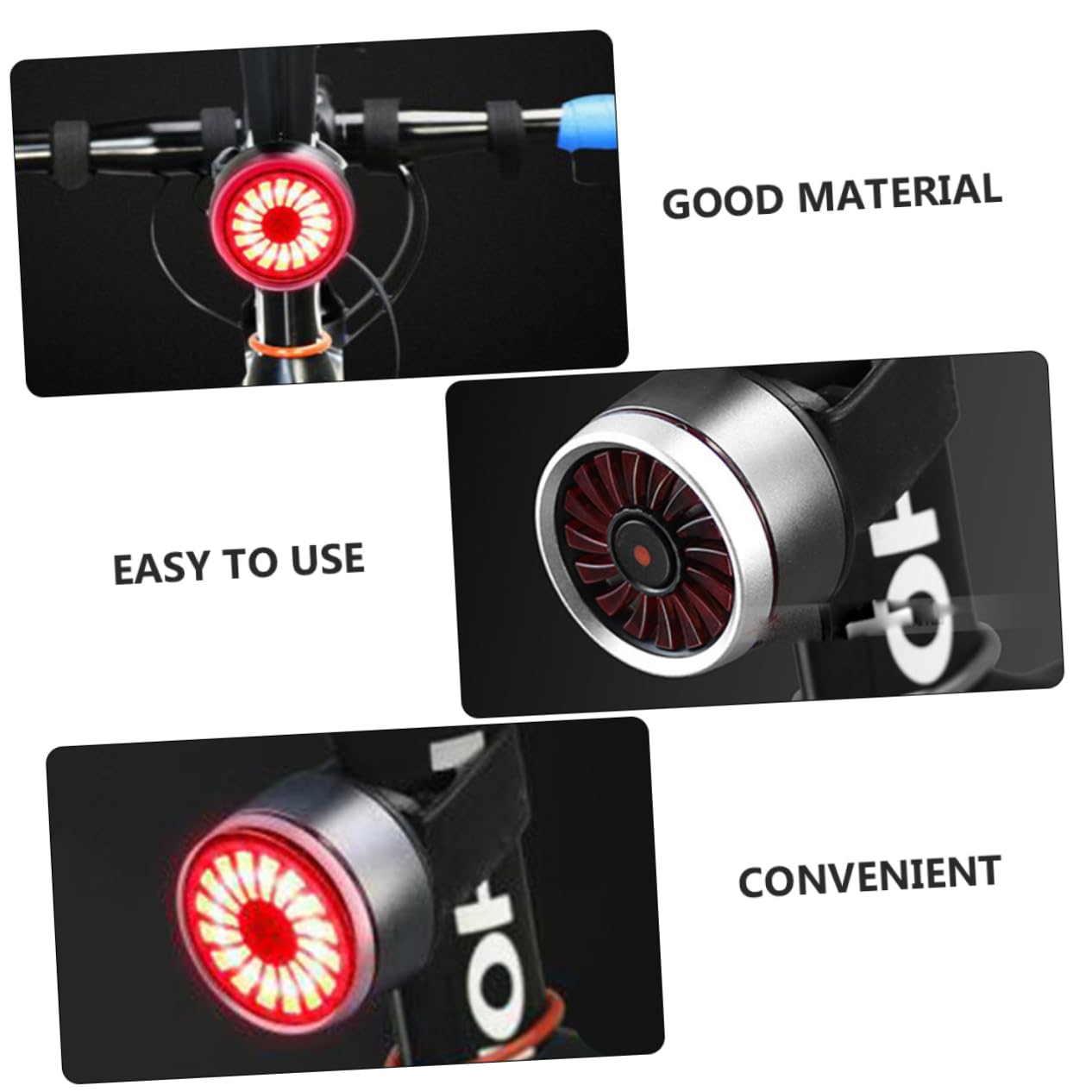 ifundom Bike Tail Light Smart Sensor Led Rainproof Charging Intelligent Warning