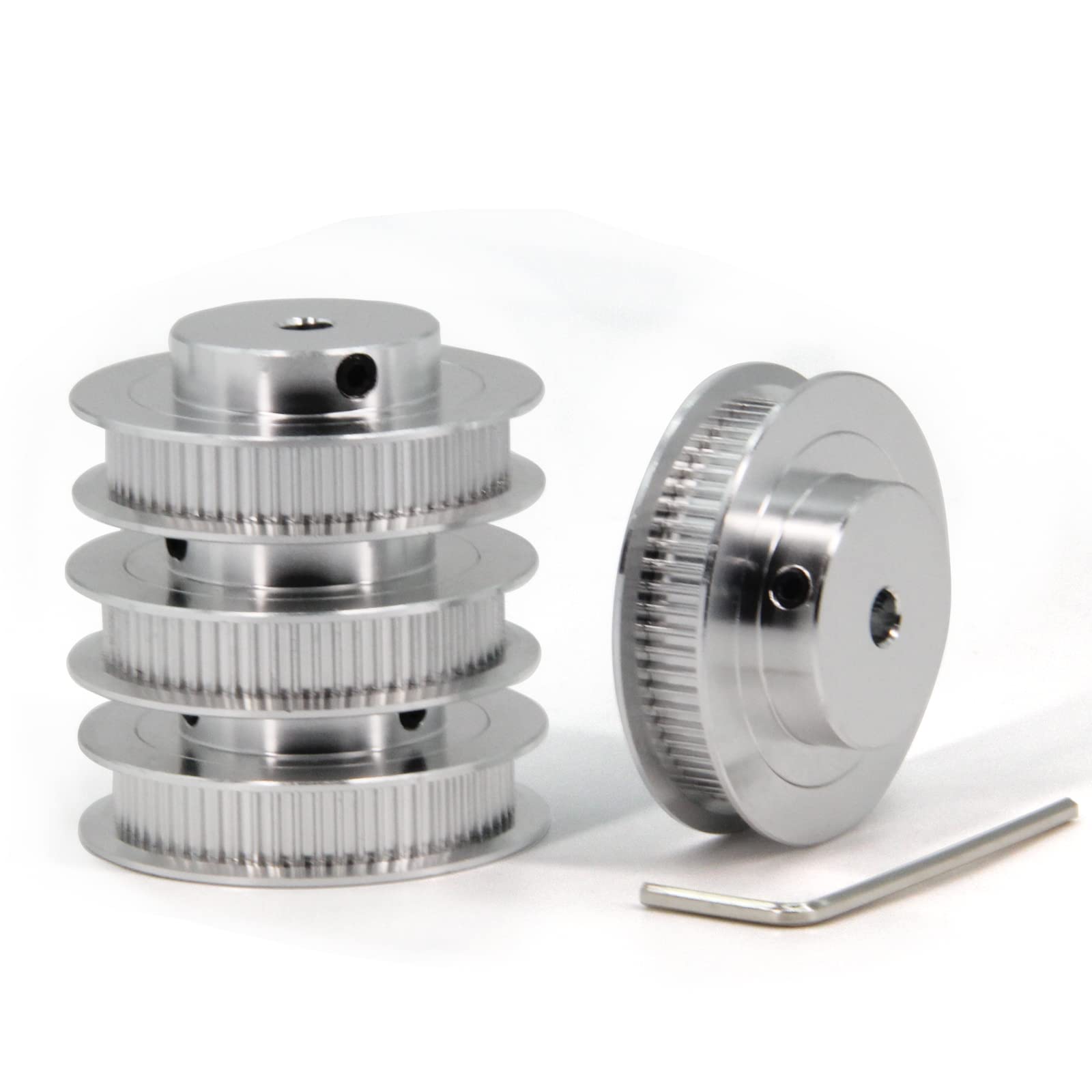 Zeberoxyz 2PCS Set GT2 Synchronous Wheel 20&36 Teeth 5mm Bore Aluminum Timing Pulley With 2pcs Length 200mm Width 6mm Belt 20 36t 5b 6 - View #9