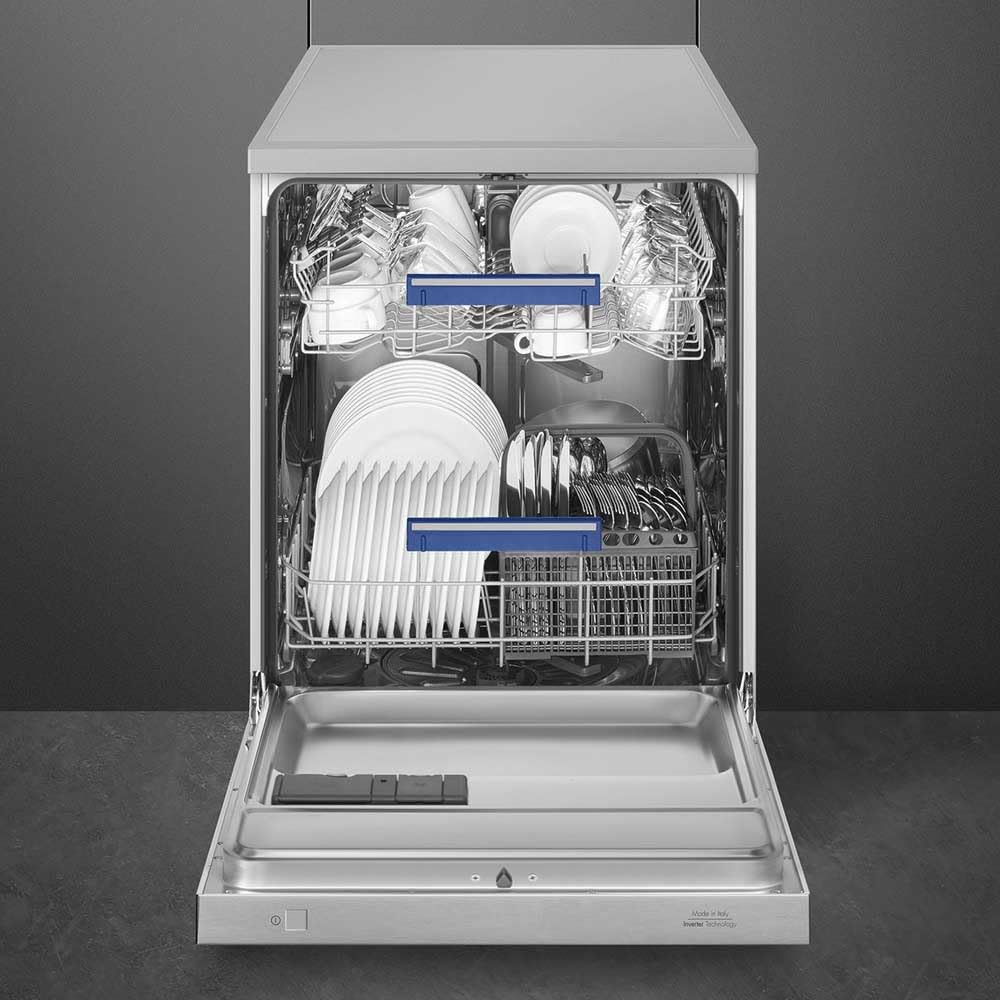 Lavavajillas 60cm 9,9L Clase D Smeg LVS262DSX 13 cubiertos 46dB Inox