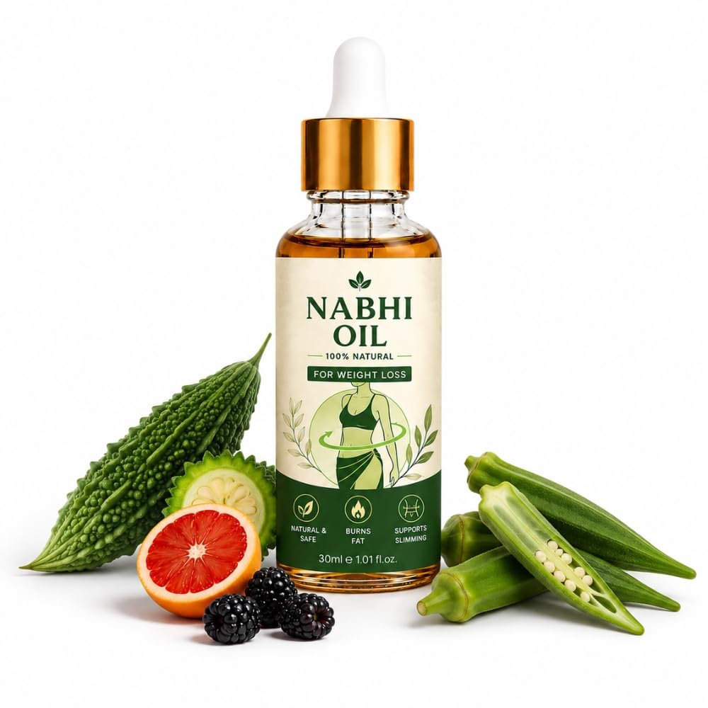 Nabhi Oil | 16-in-1 Ayurvadic Weight Loss Formula, 30ml | Belly Button Oil for Supports Appetite Suppressant, GLP-1 Activate, Fat Burn | for Women & Men Seeking Healthy Weight Loss-picture-21
