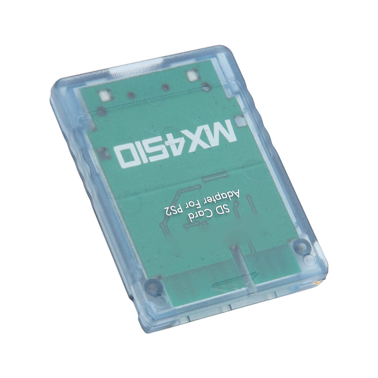 Adaptador de Tarjeta SD para , MX4SIO SIO2SD Adaptador de Tarjeta de Memoria de Reemplazo para Fat Consola (Azul Transparente)