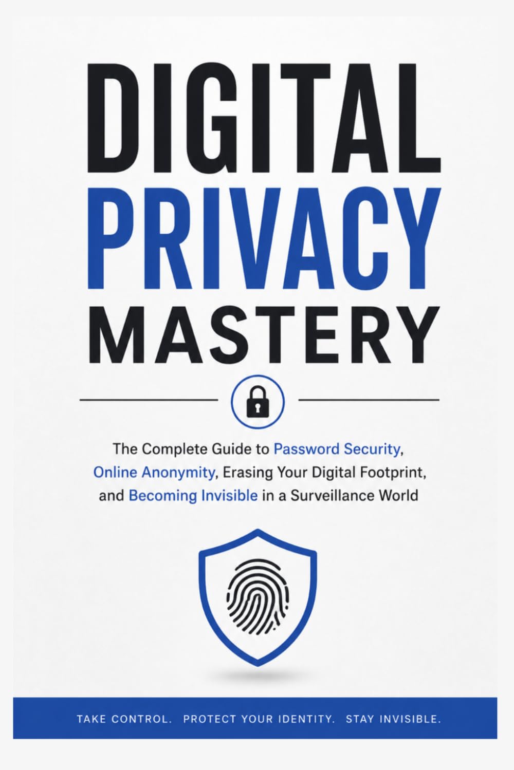 Digital Privacy Mastery: The Complete Guide to Password Security, Online Anonymity, Erasing Your Digital Footprint, and Becoming Invisible in a Surveillance World