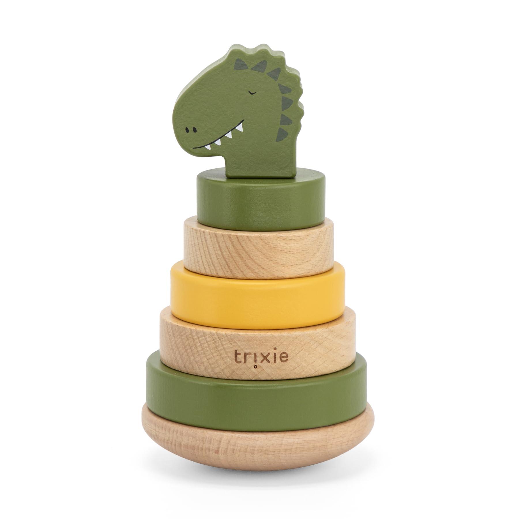 Trixie Mr. Dino Stacking Toy - Baby toy - FSC-Certified Wood - 12m+