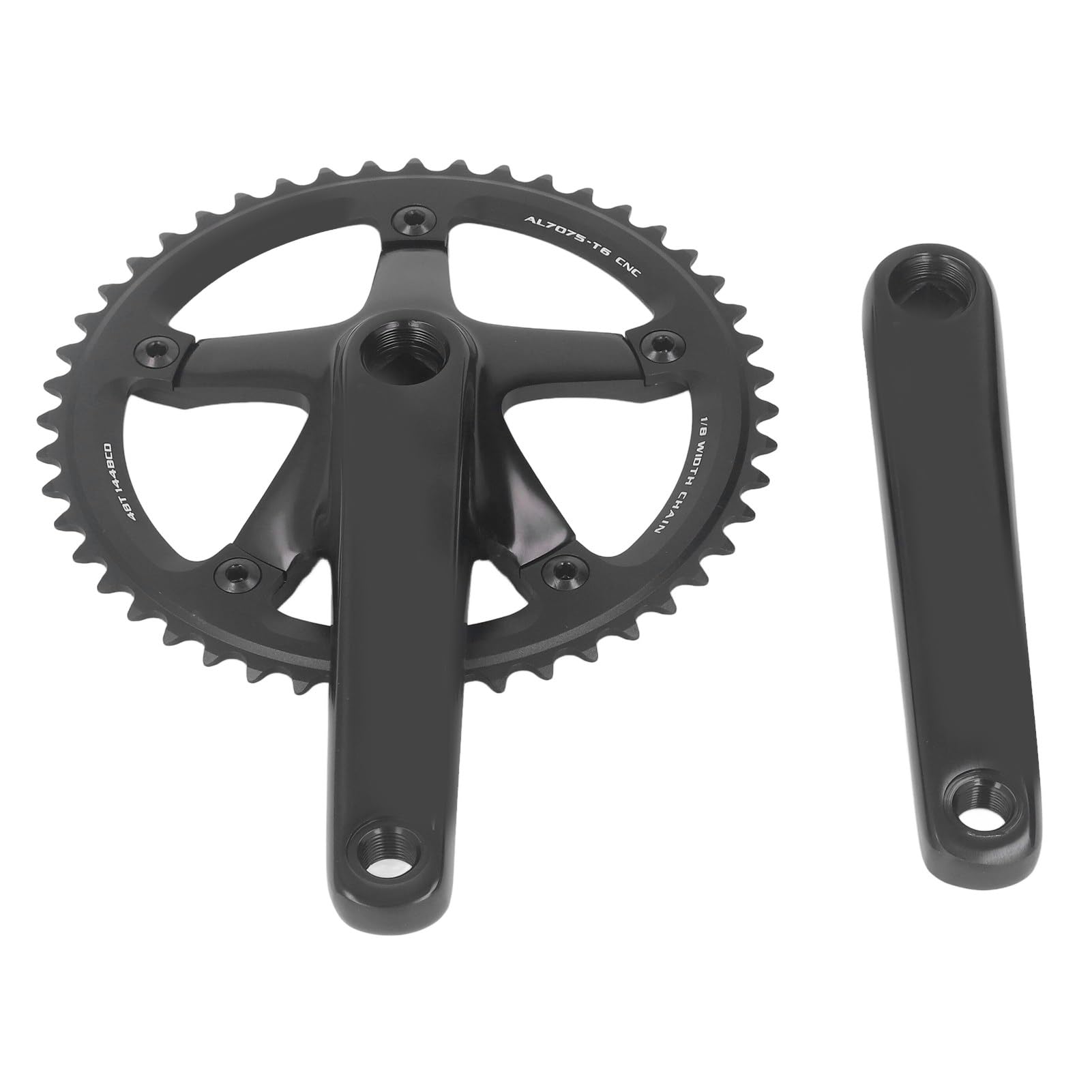 Rowerowa Tarcza, Lekka 48T Rowerowa Rowerowa Crankset Aluminium Topin -Stoy Bikring na Rower na Stałym Biegu na Mountain Road
