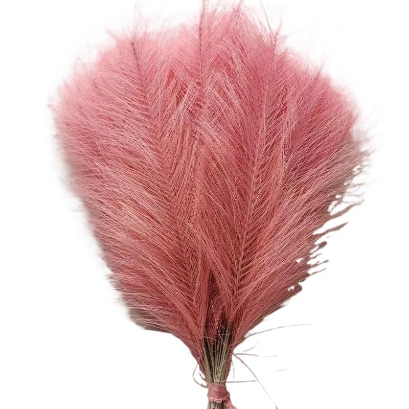 Pampas Grass grande ramo artificial 30 piezas miniatura 1