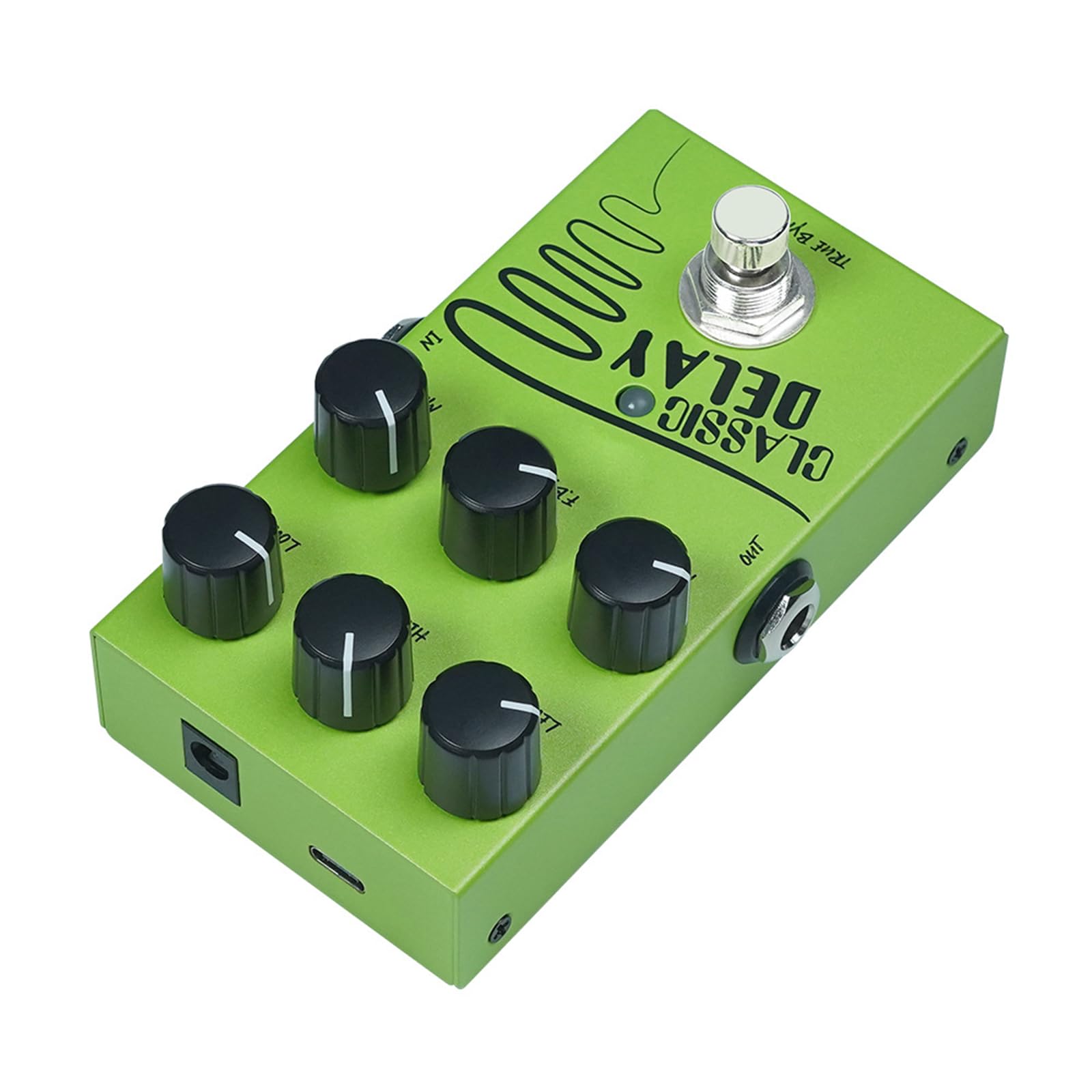 Small Delay Effektpedal Gitarrenverstärker Simulation Distortion für Gitarristen und Musikschaffer Lange Verzögerungszeit Pedal