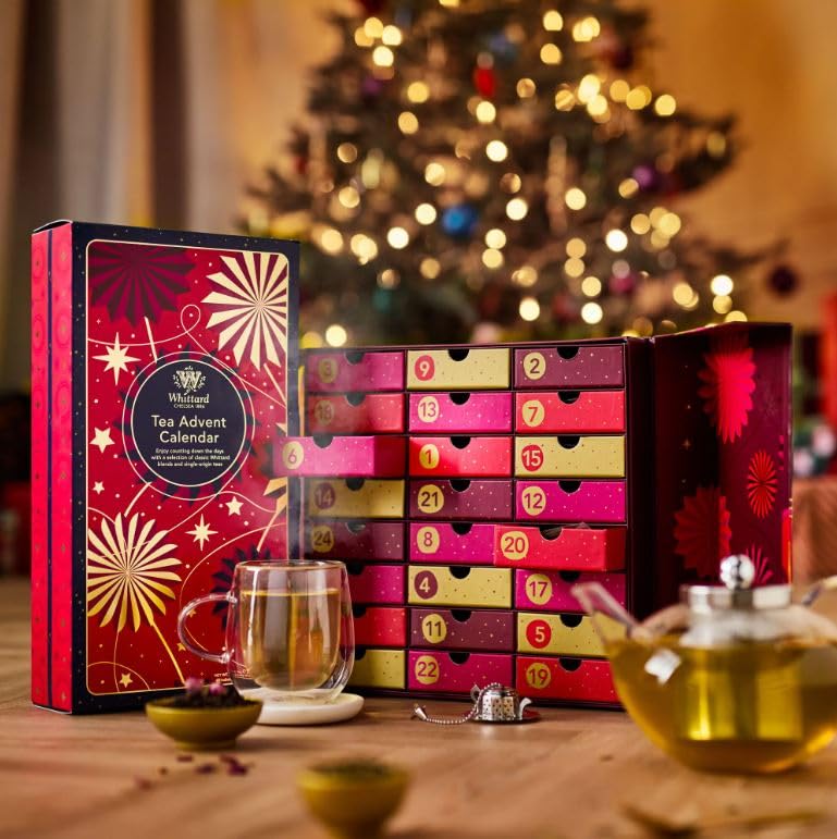 Tea Advent Calendar – Whittard Tea Selection Gift Set – 24 Days