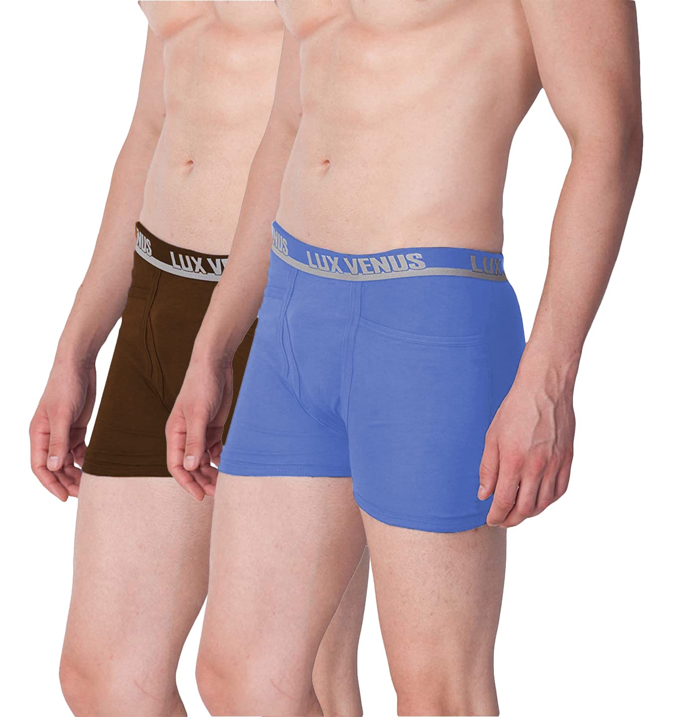 lux venus Men's Cotton Classic Solid Trunks-picture-15