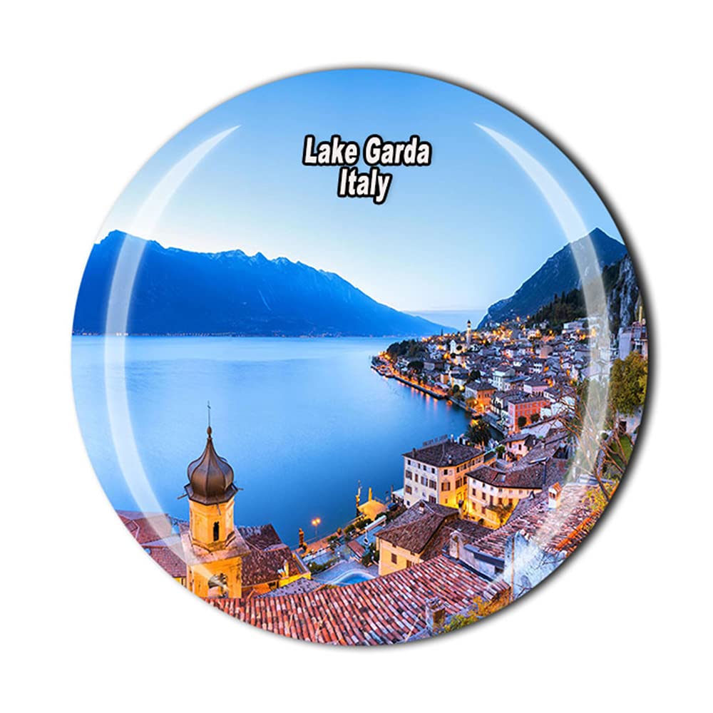 Lake Garda Italy Fridge Magnet Souvenir Gift Crystal Refrigerator Magnetic Sticker Collection