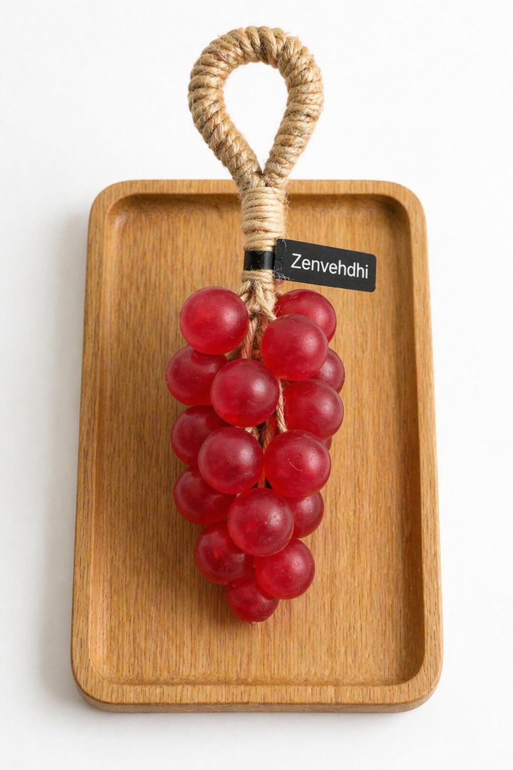Grapes Hanging Soap for Kids & Adults | Fruity Scent Bathing Bar with Rope | Moisturizing Body Soap | Cute Fruit Shape | Long Lasting Fragrance | Gentle on Skin (Rose)-image-15