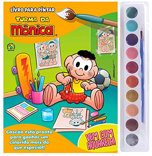Turma da Mônica Livro para Pintar - Cascão