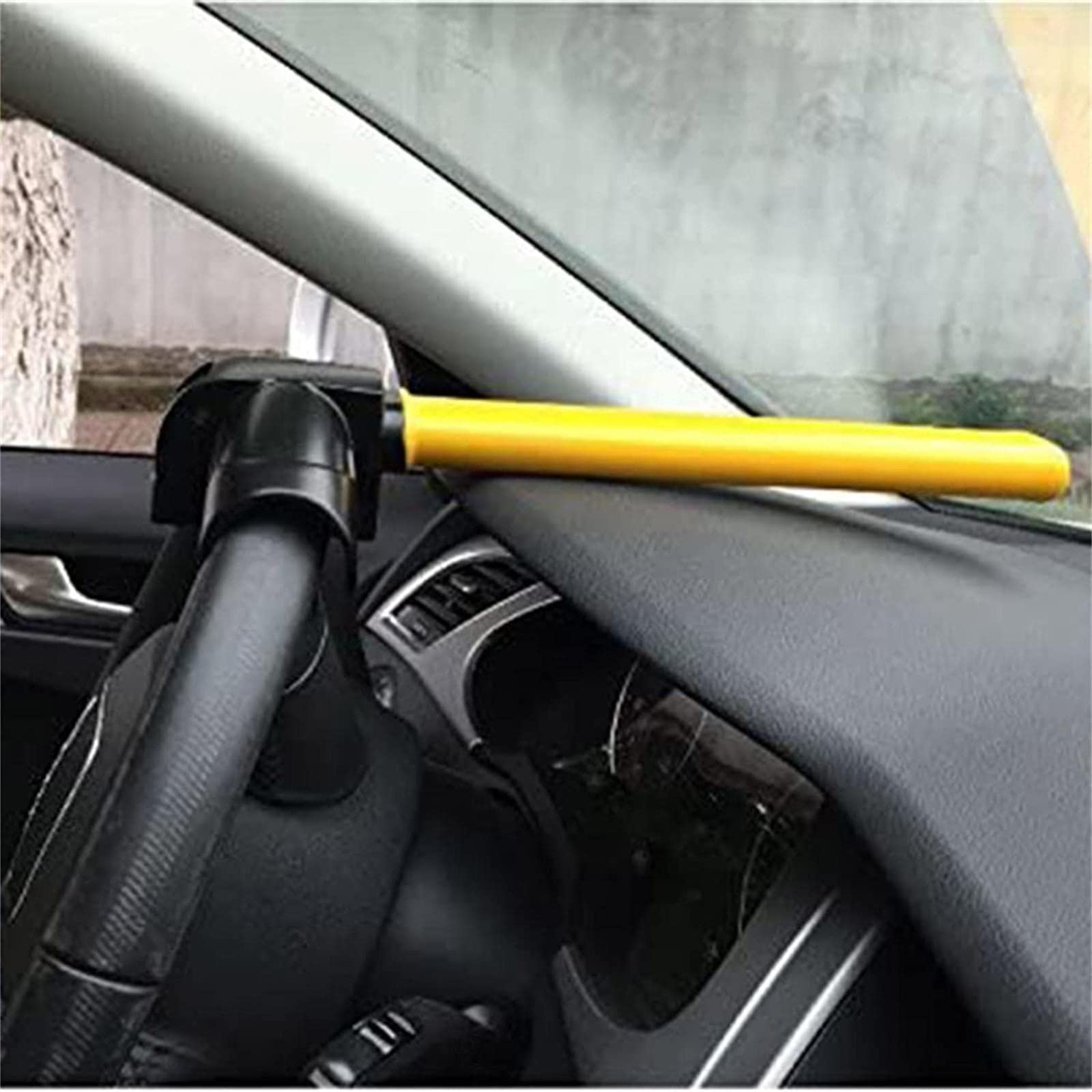 Bloccasterzo per Auto, Bloccasterzo per Auto Immobilizzatore con Barra a T di Sicurezza Antifurto per Auto Universale per Scoraggiare I Ladri e Proteggere Il Tuo Veicolo