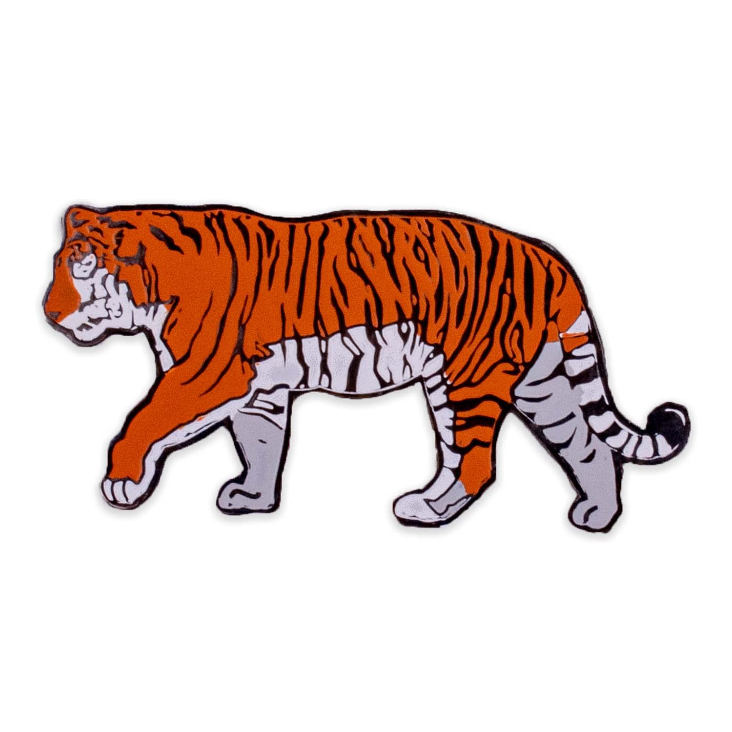 WWF-India | Animal Lapel Pin - Walking Tiger | Metal Enamelled | Unisex Accessory (B0B6G4TYMT) Amazon Price History, Amazon Price Tracker