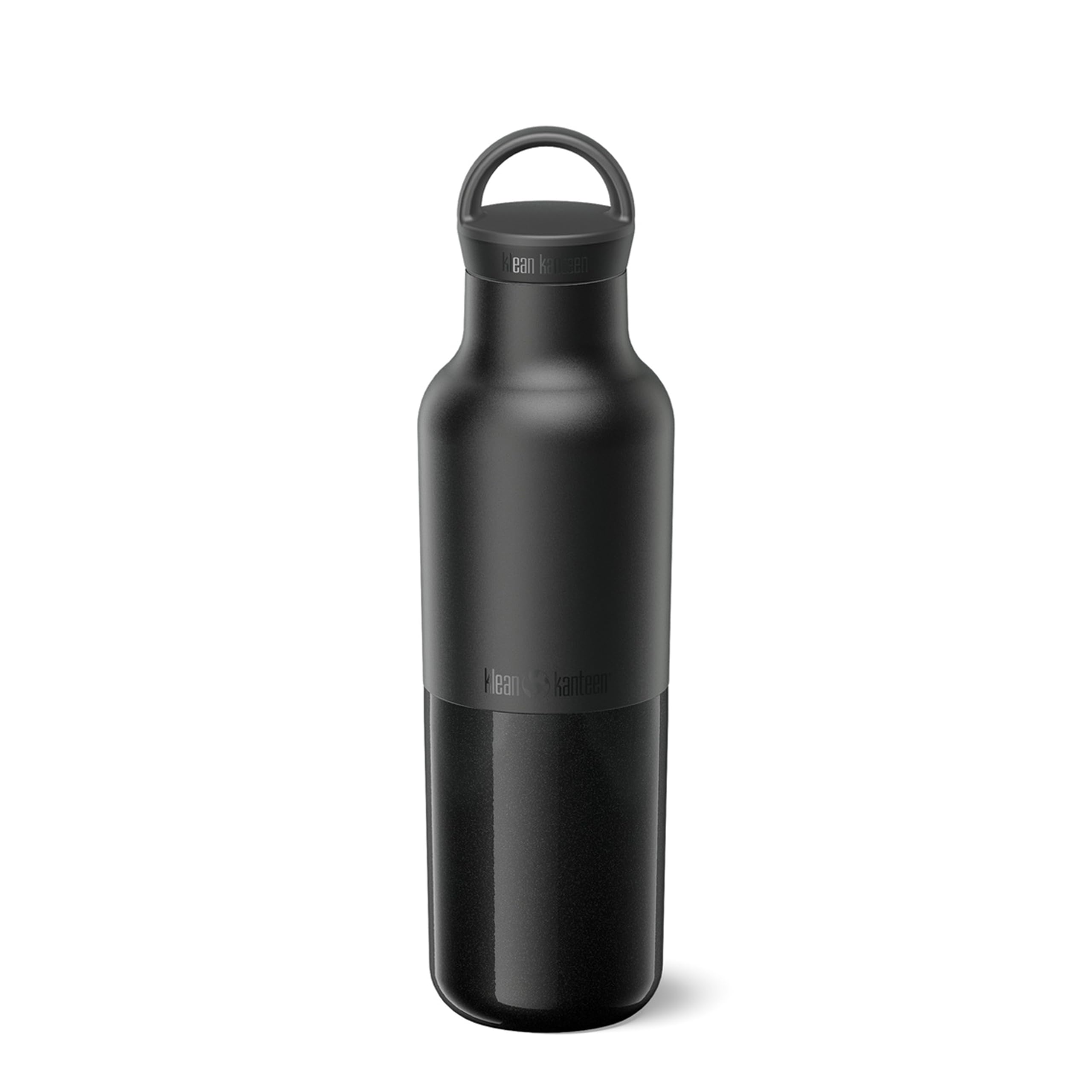 Rise Classic Insulated Water Bottle - Keep Drinks Cold for 65 Hours - Stainless Steel - Insulated Water Bottle - Leak & Sweat-Proof - Arch Loop Cap - 20 oz - Black
