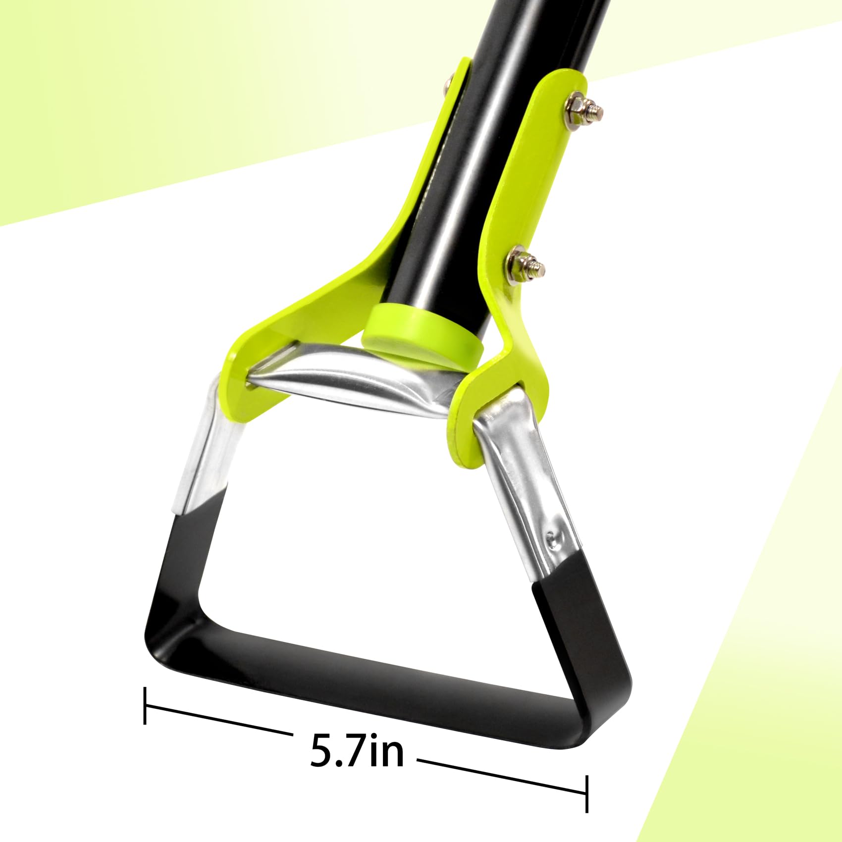 Zappa da giardino, regolabile, per diserbo, giardinaggio, allentamento del terreno, resistente con manico lungo, zappe con staffa, attrezzi da giardino per donne e uomini (76,2-154,9 cm)