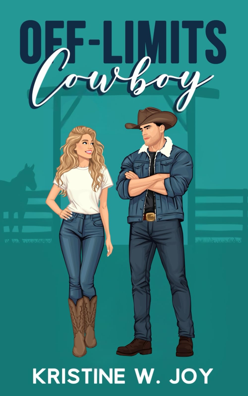 Off-Limits Cowboy: A Sweet Small Town Romance (Brothers of Lucky Seven Ranch)
