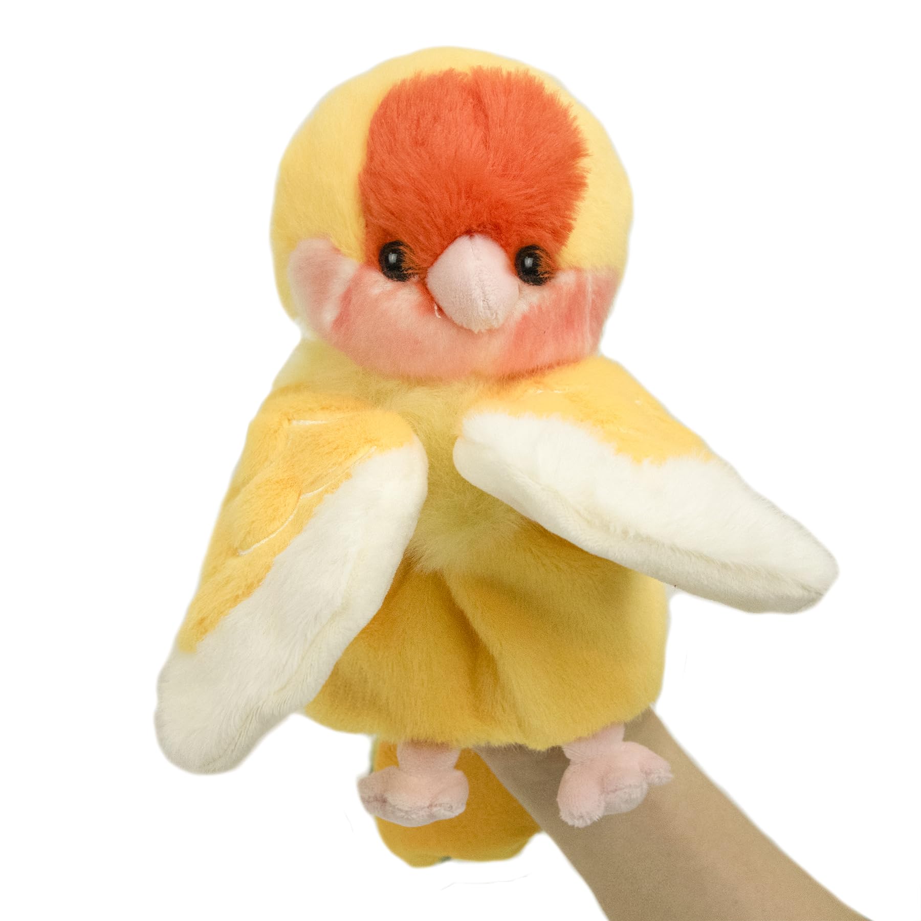 RLOMUTE Marioneta De Mano De Loro Monje De Peluche Verde – Títere Suave Y Divertido Para Juegos De Rol, Cuentos Y Regalos De Cumpleaños Para Niños