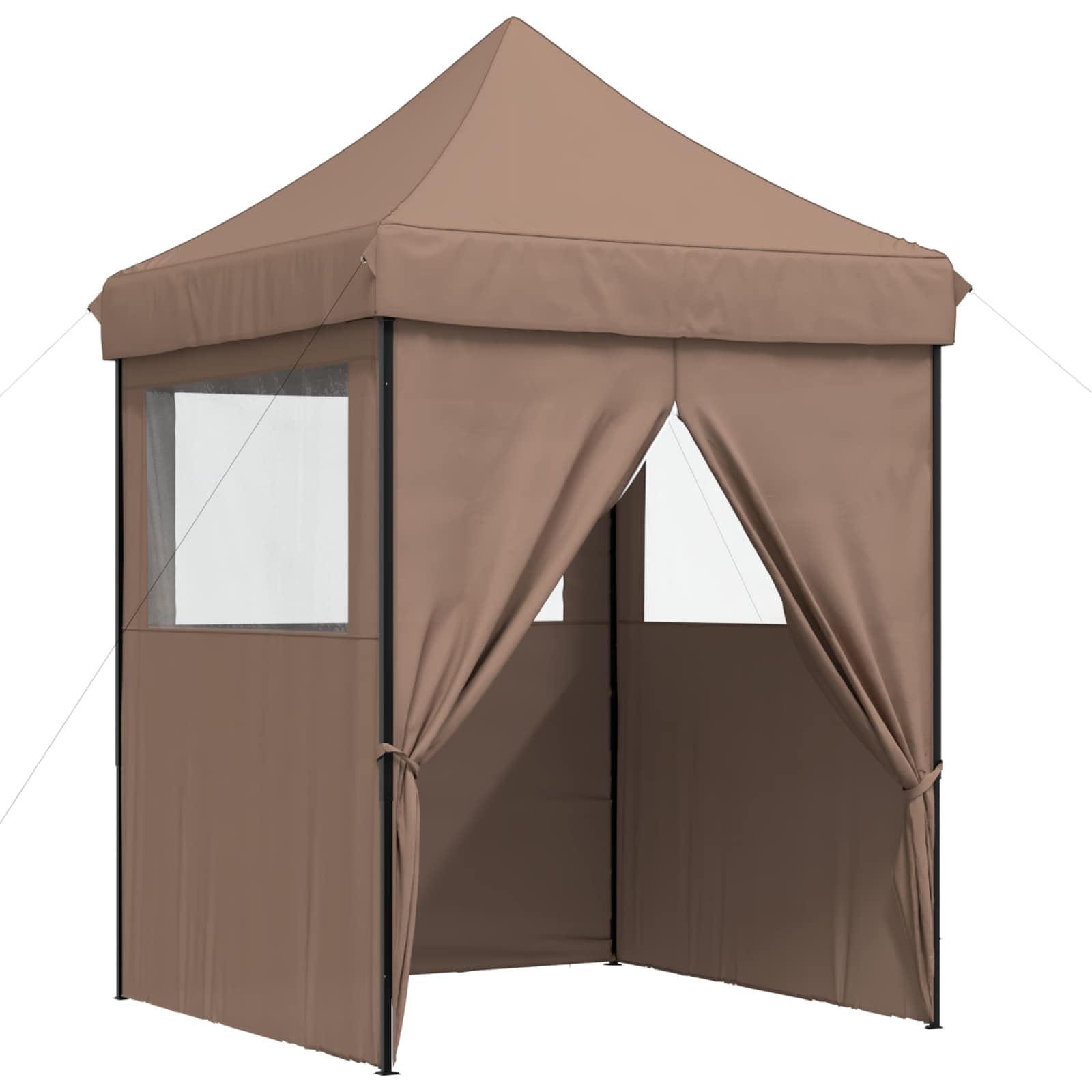 Tienda de campaña para jardín al aire libre, tienda de fiesta, marrón, 200 x 200 x 306 cm, tela Oxford, pabellón para camping, boda, fiesta, mercado, playa, LH1A
