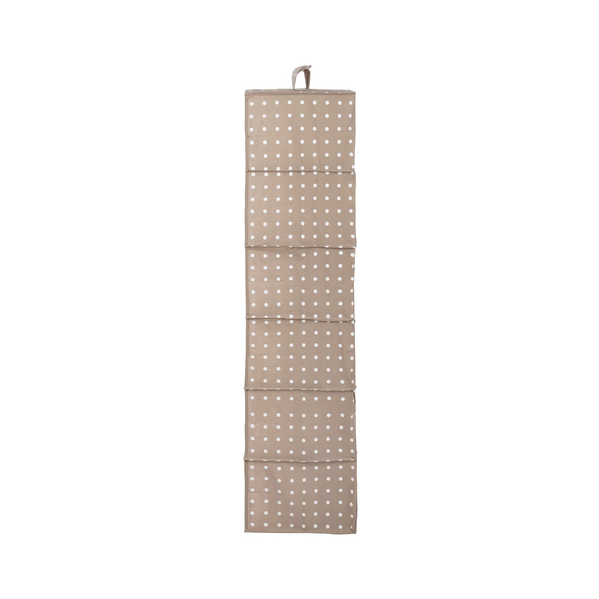 Compactor Rivoli Organizer Portatutto A Sospensione, 6 Scomparti, Fissaggio con Velcro, Fino a 6 kg, Marrone Rivoli, 30 x 30 x H 128 cm, RAN4381B