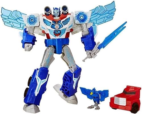 Miniatura 2 de Transformers Robots in Disguise Power Surge Optimus Prime & Mini-Con Aerobolt Titan Figura de acción