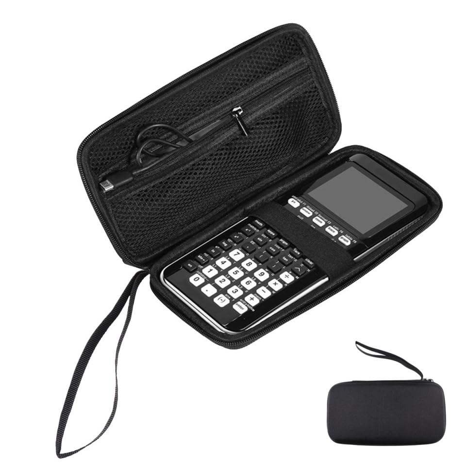 Graphing Calculator Hard Case for TI-89 Titanium & 50G, Black EVA