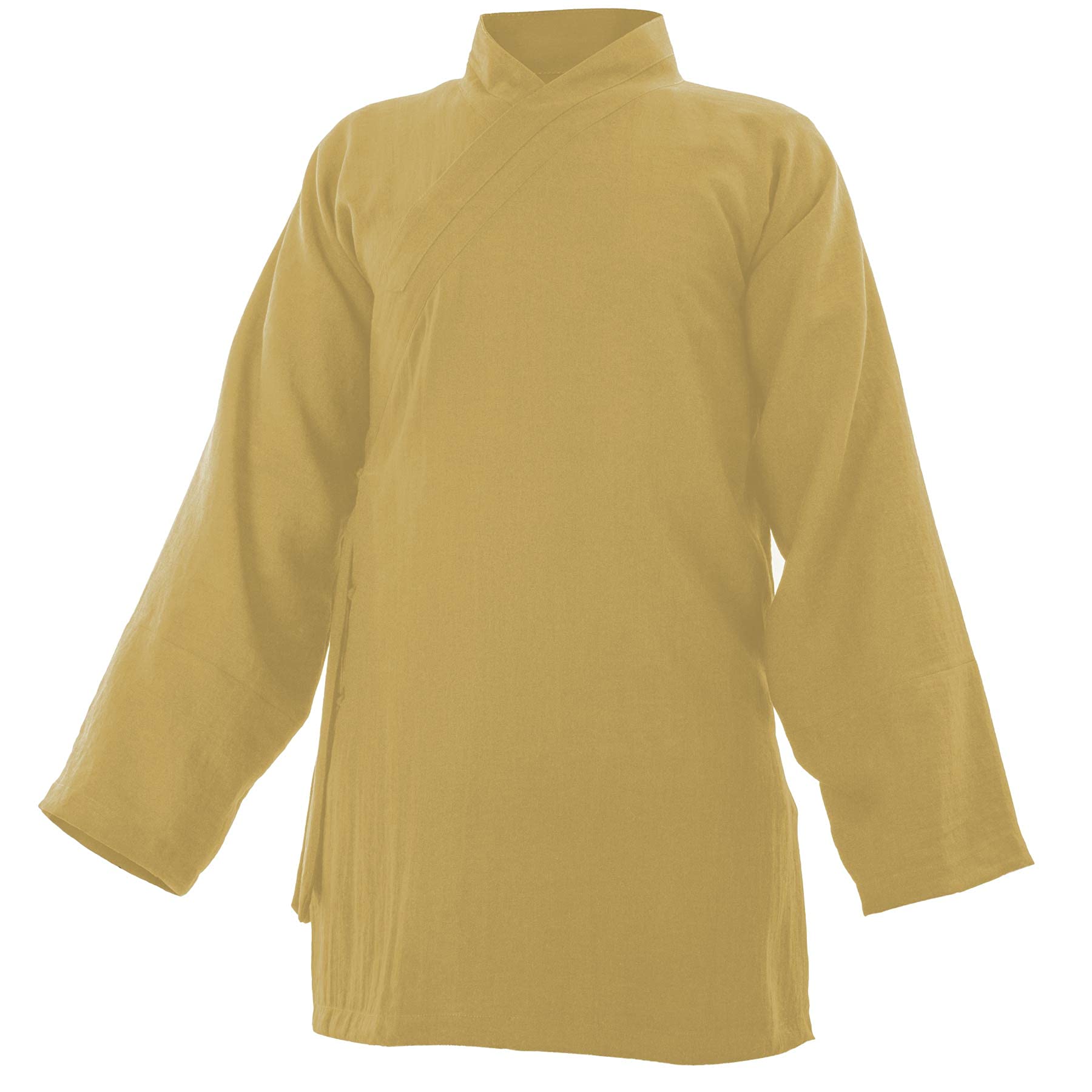Cotone (leggero) Kung Fu & Tai Chi Shirt Collo diagonale Manica Lunga - Taiji Tuta