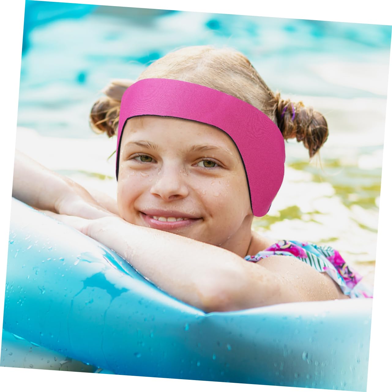 BESPORTBLE 3sets Men's Swimming Goggles Ear Patches Water Activity Ear Protection Headband 2pcs*3