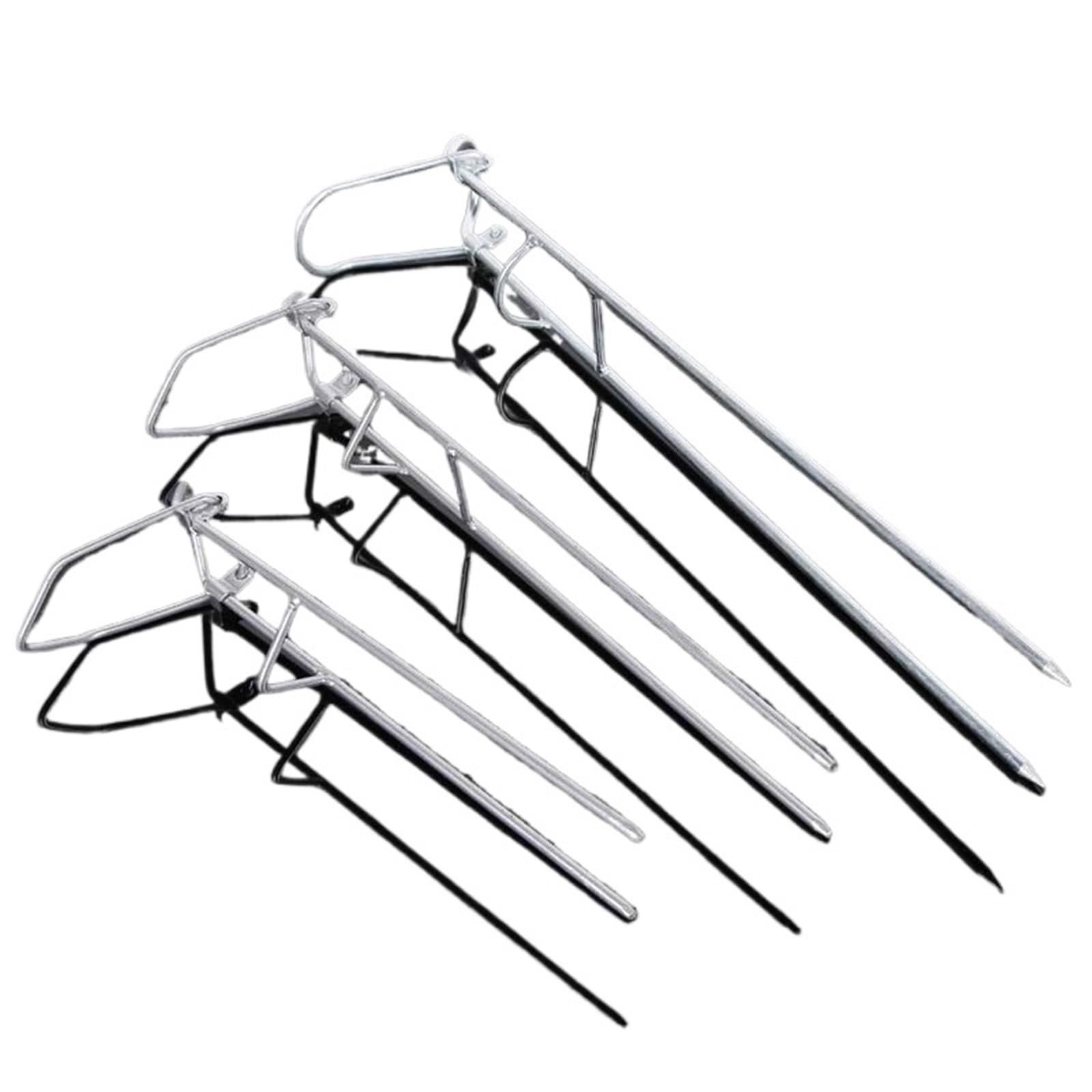 FVDZRFIE Fishing Rod Rest Double Rings Single Fork Fishing Rod Holder Bank Ground Bracket Outdoor Tool(48cm)