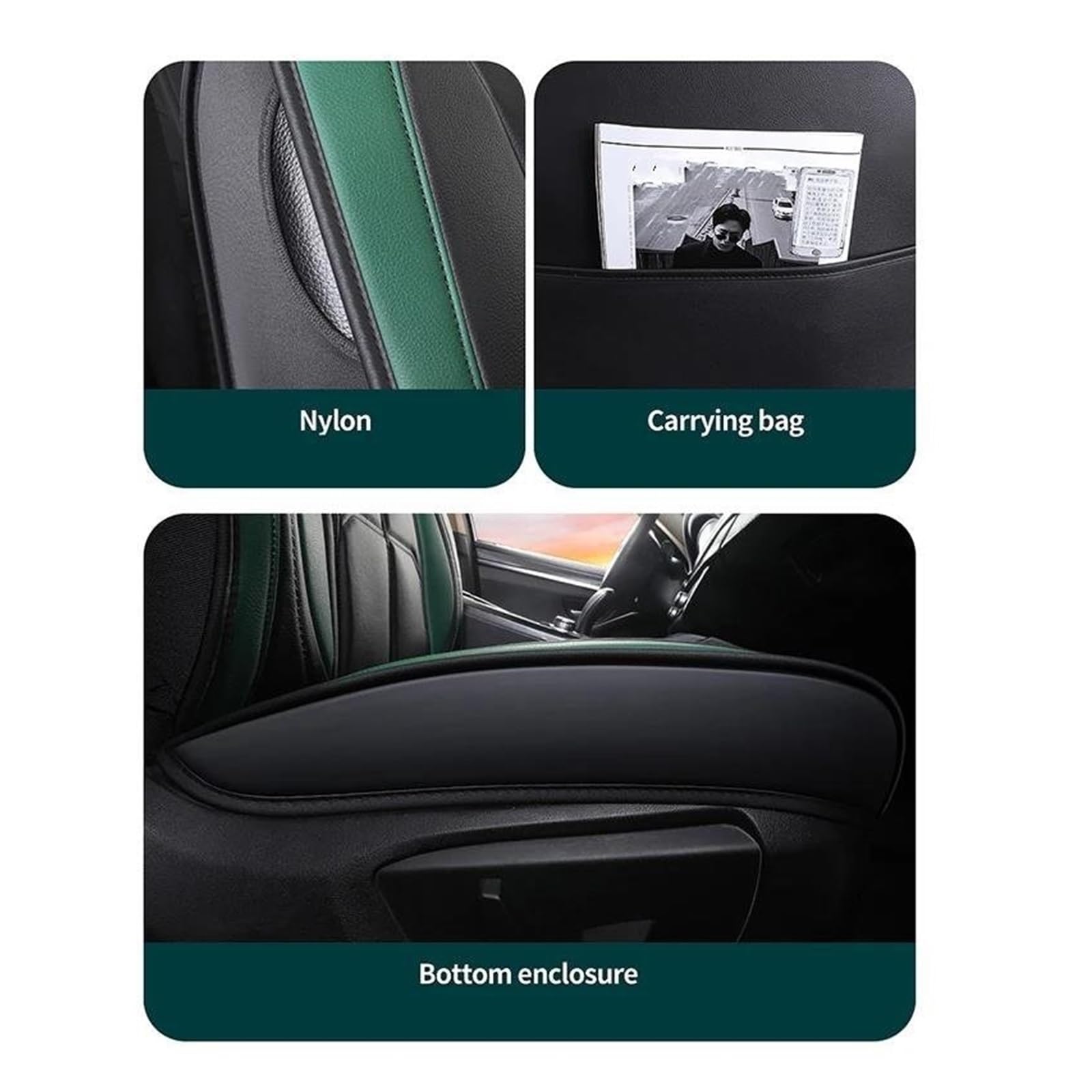 Auto Stoelhoezen voor Opel Corsa D 2006-2014,PU-Leer