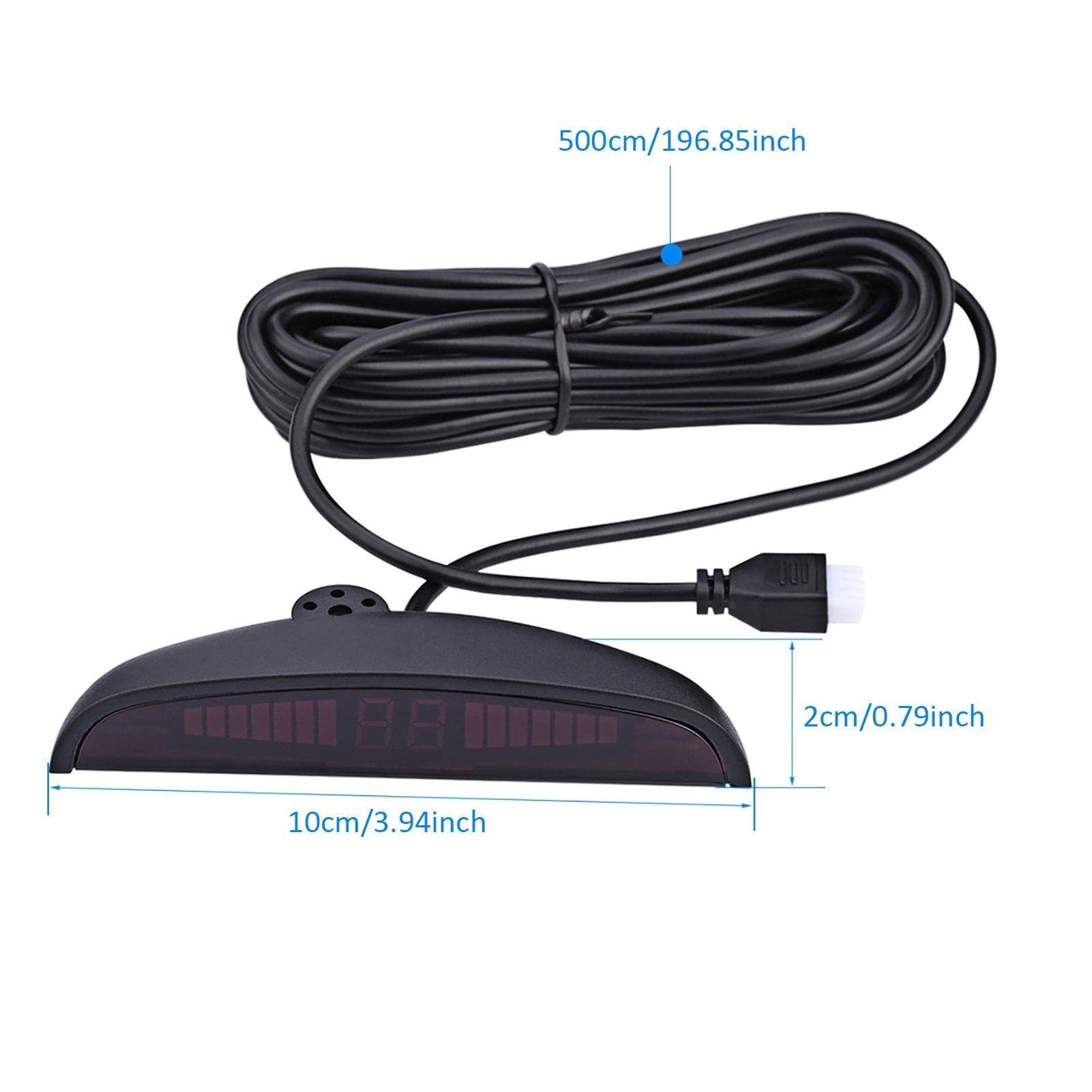 Kit de capteur de stationnement universel sans fil pour voiture avec 4 Kit de capteur de stationnement universel sans fil pour voiture avec 4
