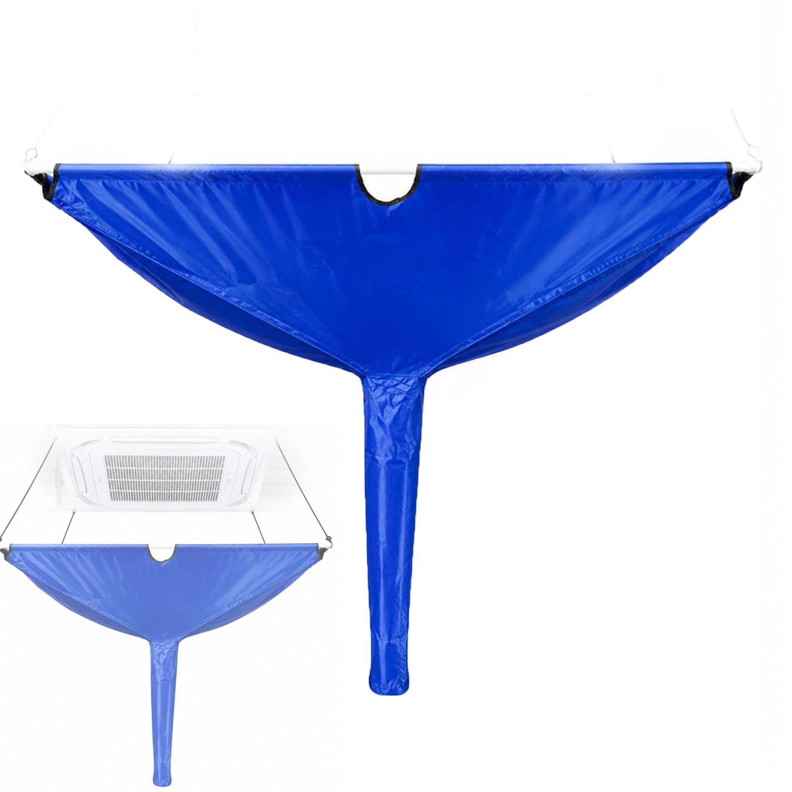 Ceiling Cassette Air Conditioner Cleaning Cover, Air Conditioner Washing Water Catch Bag, 120x120cm Waterproof Cleaning Kits, For Air Conditioner Maintenance