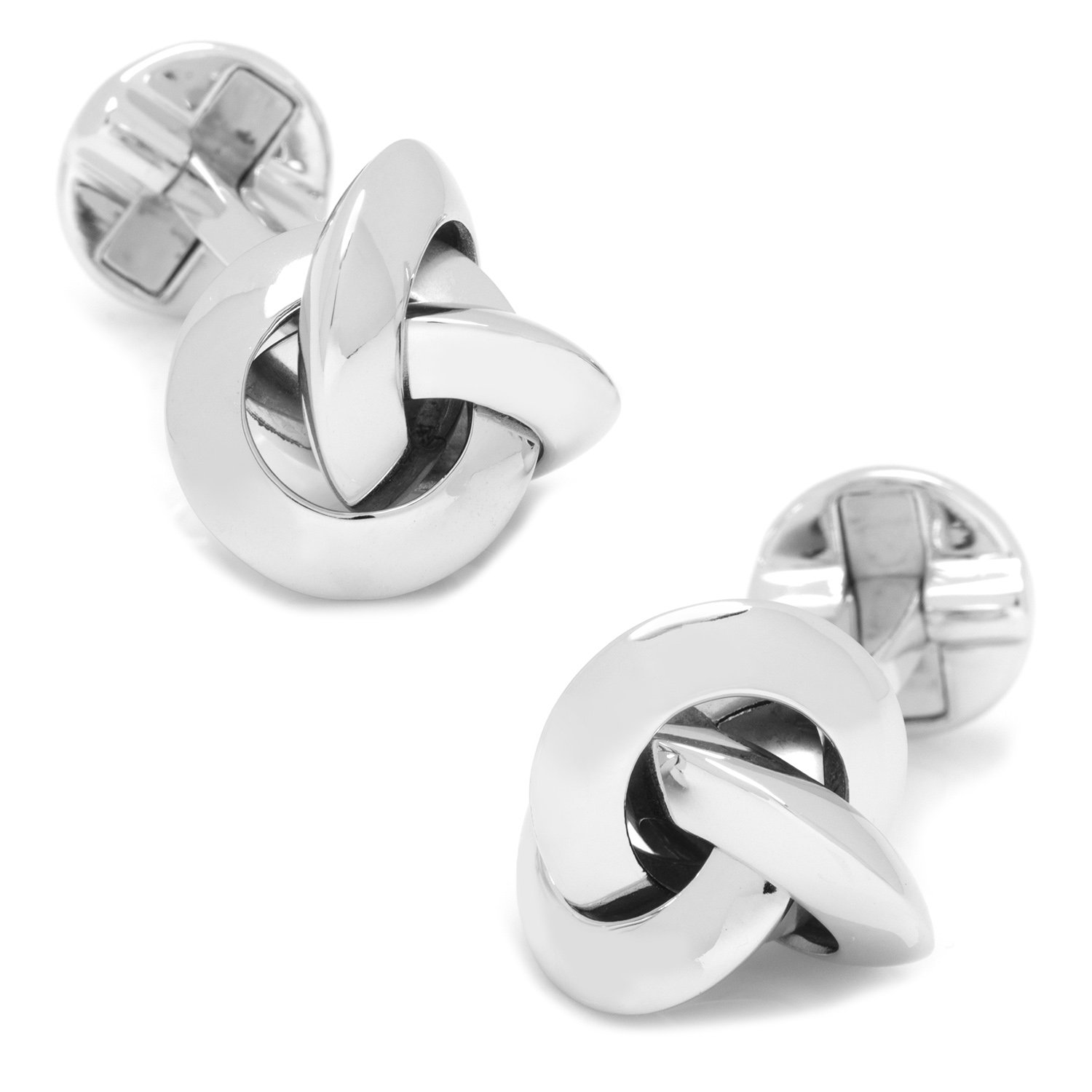 Ox and Bull Trading Co. Sterling Silver Knot Cufflinks