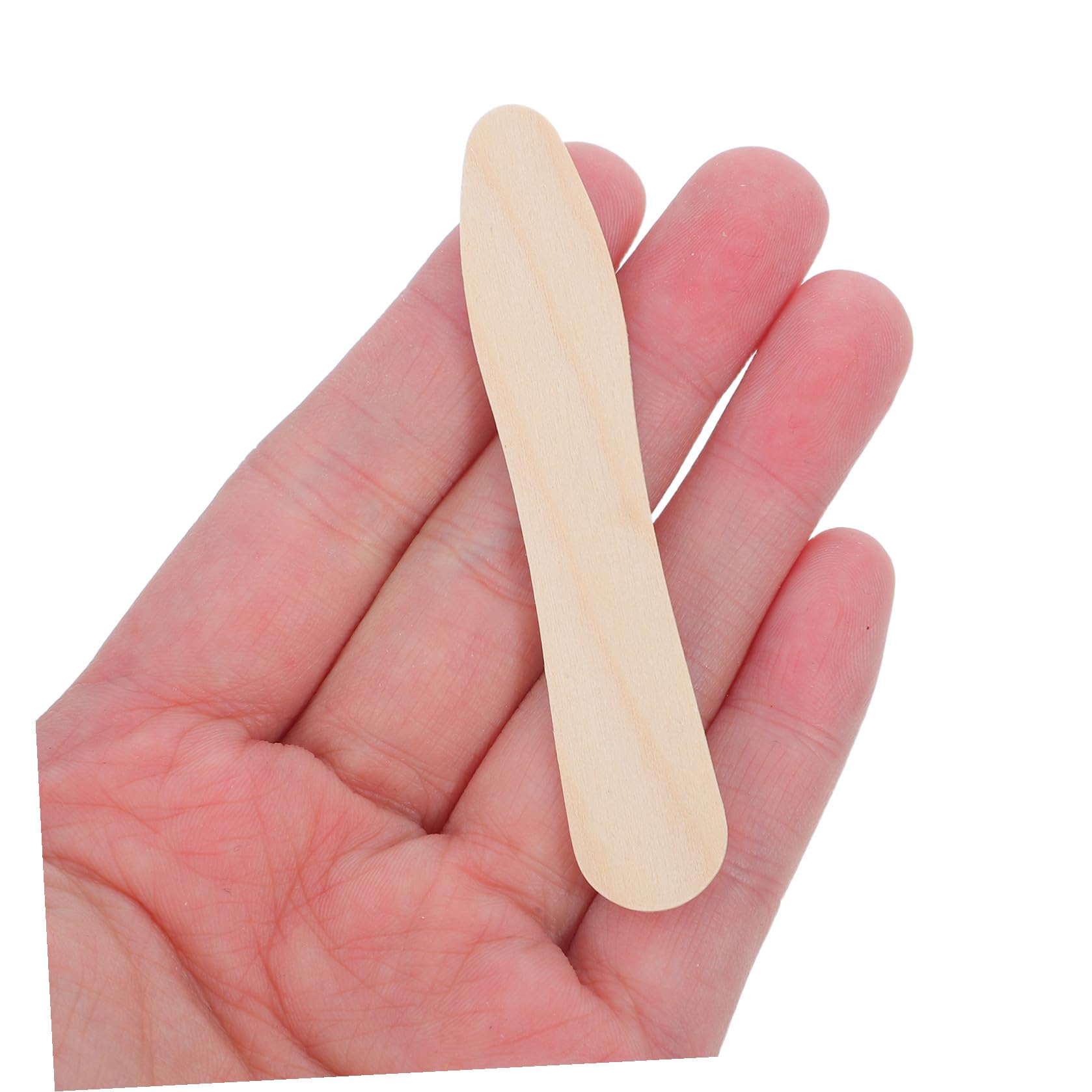 Lurrose Cucchiai in Legno Beige per Gelato Monouso 1200 Pezzi, Portatili e Igienici per Eventi e Feste All'aperto