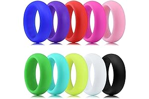 Comfortable Silicone Wedding Rings for Couples and Athletes