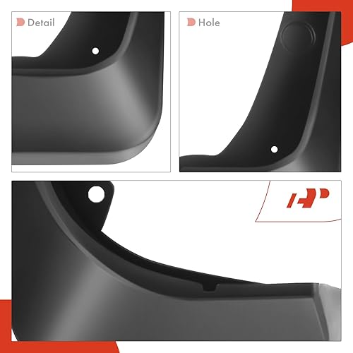 Miniatura 7 de A-Premium Juego de 4 unidades de guardabarros con accesorios de hardware compatibles con Chevrolet Cruze 10-15, Cruze Limited 2016, Sedán, delantero