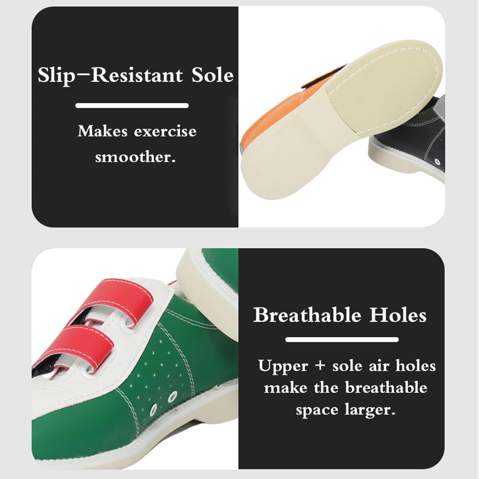 Bowlingschuhe MäNner,Bowlingschuhe Herren,Bowlingschuhe,Bowlingschuhe Damen,Rasen Bowlingschuhe,Bowling-Schuhe Erwachsene,Unisex,Leichtgewicht,Casual Fashion,Atmungsaktiv,FüR AnfäNger