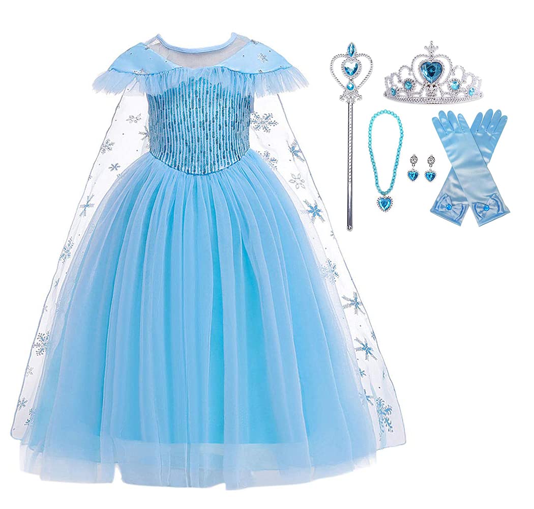 See full amazon price history chart for YUPPIN Princess Costumes Birthday Party Dress Up For Girls With Wig,Crown,Necklace,Earrings,Gloves Accessories 5-6 Years, Blue YUPPIN Princess Costumes Birthday Party Dress Up For Girls With Wig,Crown,Necklace,Earrings,Gloves Accessories 5-6 Years, Blue (B09DB1R64R) Amazon Price History, Amazon Price Tracker