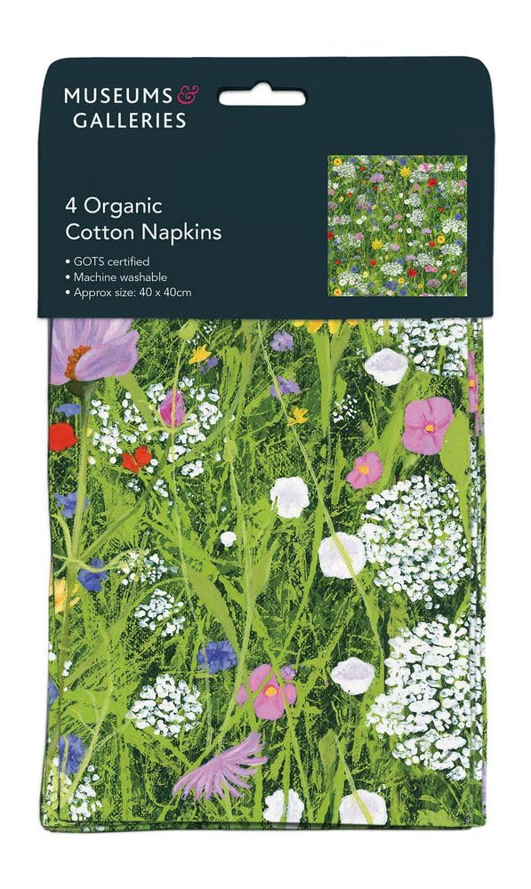 Serviettes en tissu imprimé Wild Garden idée cadeau maison