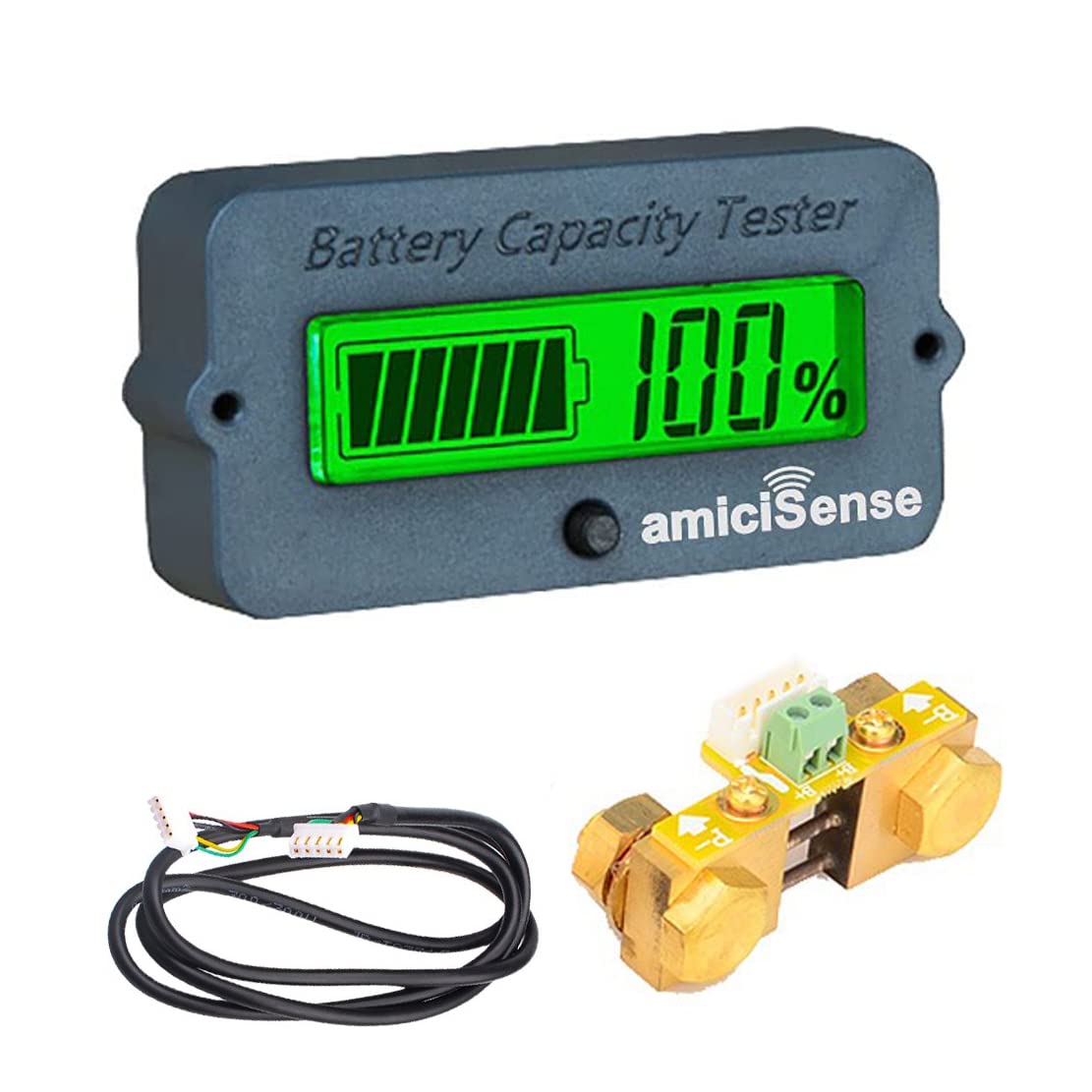 amiciSense Coulometer 80V 100A True Battery Capacity Indicator Voltage Tester for Li-ion, LiFePo4 and Lead Acid Battery (B09V18XP89) Amazon Price History, Amazon Price Tracker