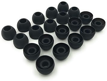 TKM Premium Earbuds Compatible for Boult Audio Z40 Pro TWS I Silicone Replacement Eartips I Medium Size Tips, Earpads, Earplugs (6 Pairs- 12 Pcs)