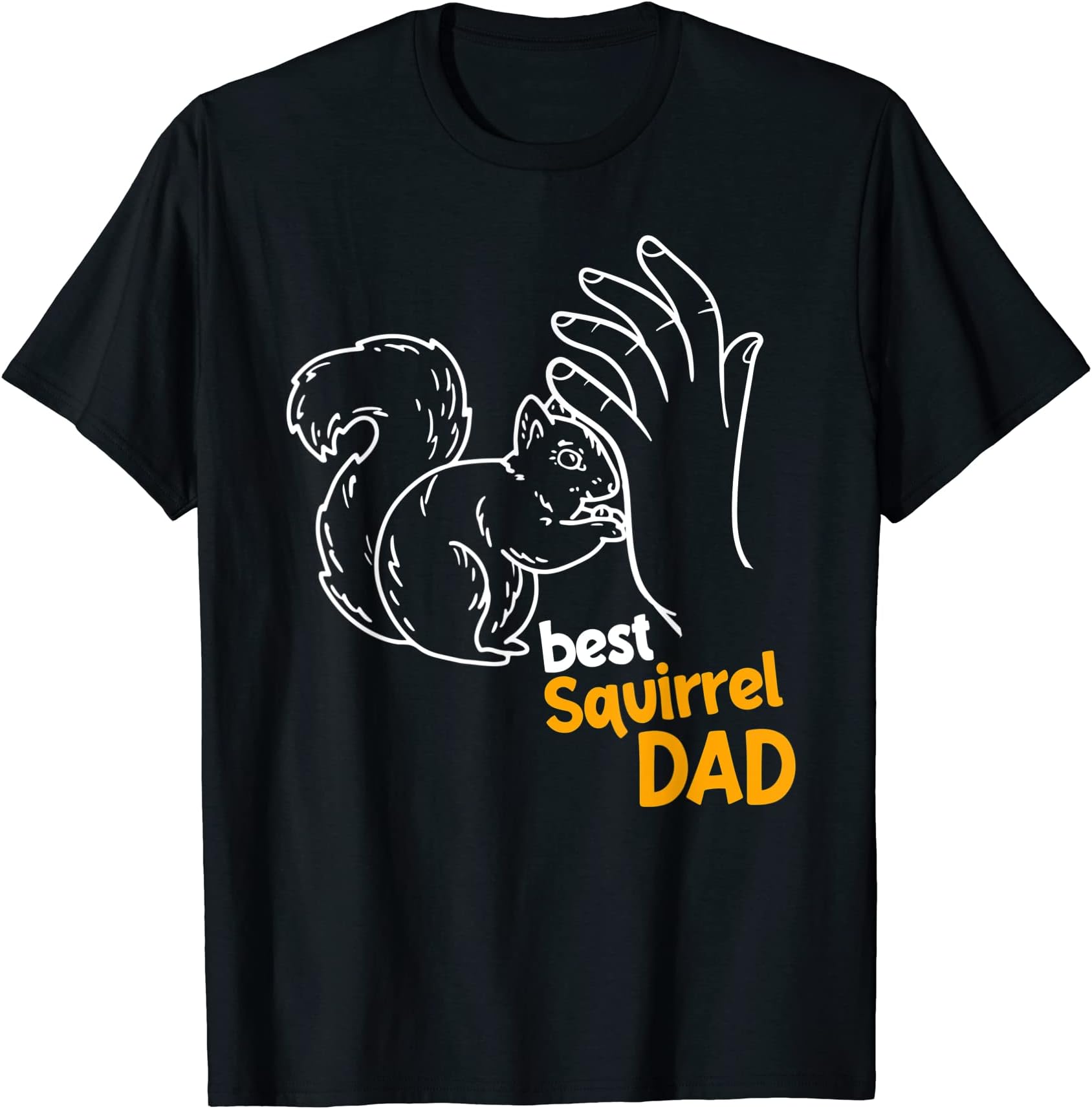 Retro Squirrel Gifts For Squirrel Lovers MenFunny Best Squirrel Dad Squirrel Daddy T-Shirt